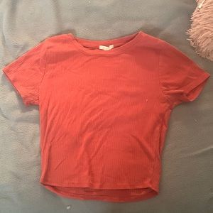 Light Red Crop Top